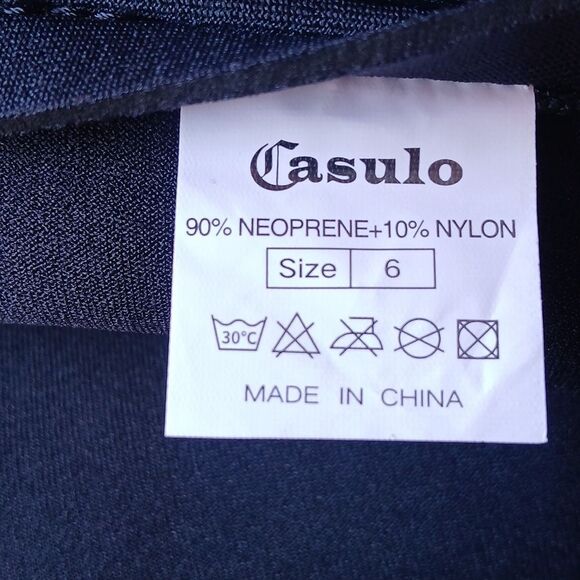 Casulo blue black Scuba Diving  Paddle Boarding Kayaking Surfing wet suit  Sz 6 - Picture 6 of 9